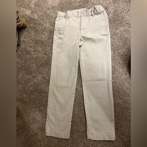 Lot of 2 Boys Khaki Cat and Jack Uniform Pants. Size 10